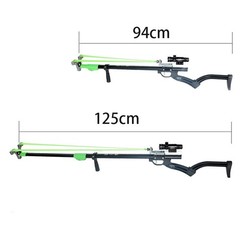 Slingshot Rifle With Laser Aiming Portable Catapult Outdoor Hunting For Adult