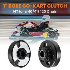 14 Tooth Centrifugal Clutch 1inch Bore 14T for Go Kart #40 41 420 Chain 13HP
