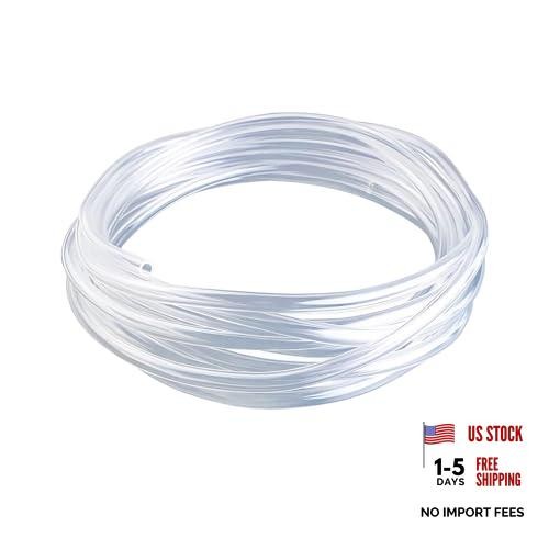 QRITY PVC Hose Clear Vinyl Tubing, 2 Metre 4mm ID x 6mm OD