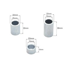 3X 15mm Axle Spacers 13mm / 30mm / 38mm Bushes 110cc 125cc Pit Quad Dirt Bike