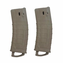 Tippmann TMC Magazine 2-Pack – .68 Caliber – Tan – Paintball
