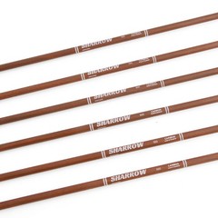 12X Archery Pure Carbon Arrows Natural Feather 31″ Shaft SP340-600 Bow Hunting