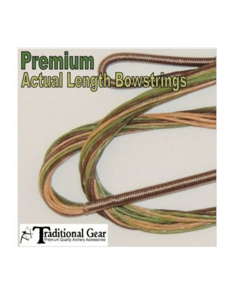 CAMO – 57″ ACTUAL INCH LENGTH 14 STRAND B-50 RECURVE BOW BOWSTRING Archery USA
