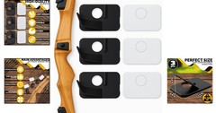 Efficient Recurve Bow Accessories – 6 Pcs Self-Adhesive Arrow Rests for Archers