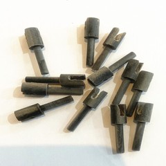 24PCS Archery Plug-in Horn Nock dia4mm Lightweight Traditional Wooden Arrows