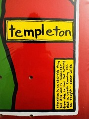 The New Deal ED TEMPLETON Skateboard Deck 9.625 X 32.5 RED 1990s Shape Reissue