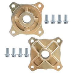 Pair 4 Stud 110mm Wheel Hub Front Rear Rim Hub Assembly for 50cc-125cc Buggy ATV