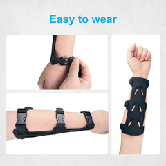 Archery Arm Guard, Adjustable Strap Buckle Bow Arm Guards & Forearm Protector Br