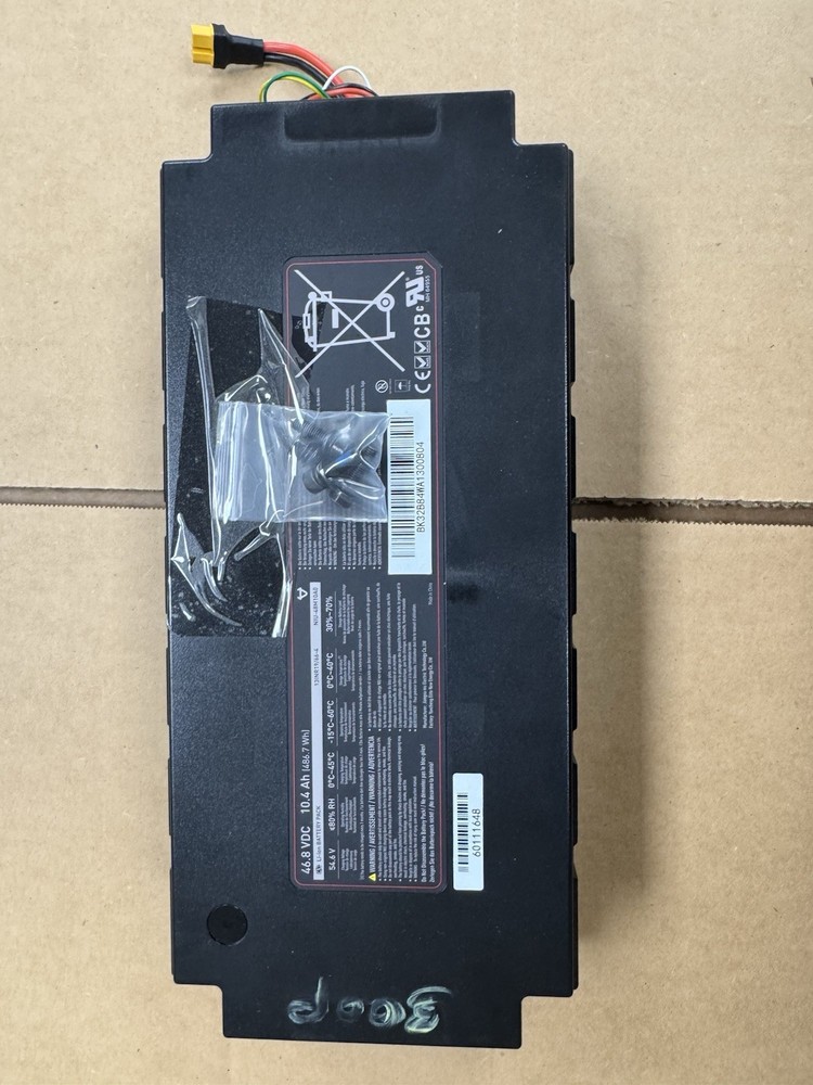 NIU KQi300P Battery 46.8VDC 10.4 AH