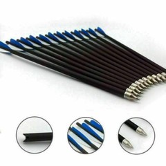 24Pack 20 inch Crossbow Bolts Carbon Crossbow Arrow for Hunting Outdoor Practice