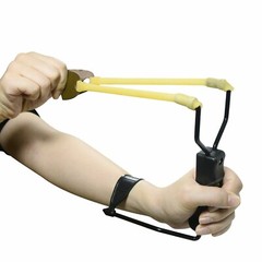 HIGH VELOCITY FOLDING WRIST SLINGSHOT Catapult Powerful Hunting Sling Shot