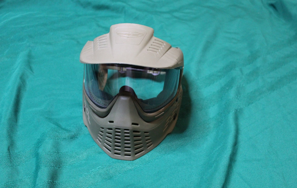 Jt pro shield olive mask paintball used rare hard to find older (2)
