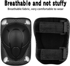 Protective Gear Set, Knee Pads for Kids 3-10 Years Old, Toddler Elbow Pads, Wris