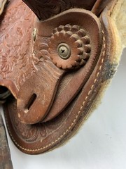VTG Simco #3140 Leather Western Trail Horse Saddle 15″