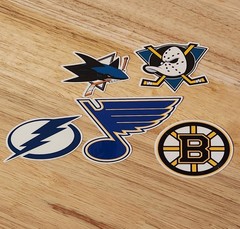 NHL Vinyl Hockey Logo Stickers