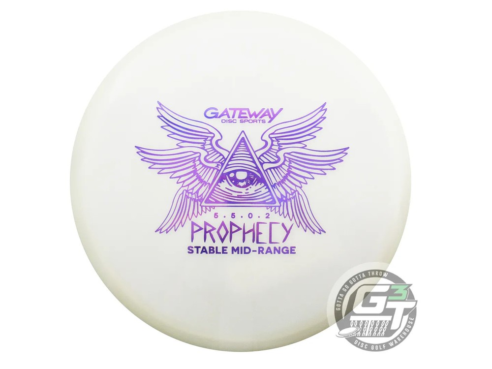 NEW Gateway Diamond Prophecy 180g White Purple Holo Foil Midrange Golf Disc