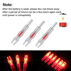 6/12Pcs Automatically LED Lighted Shooting Nocks Archery Arrow Nock Tail 6.2mm