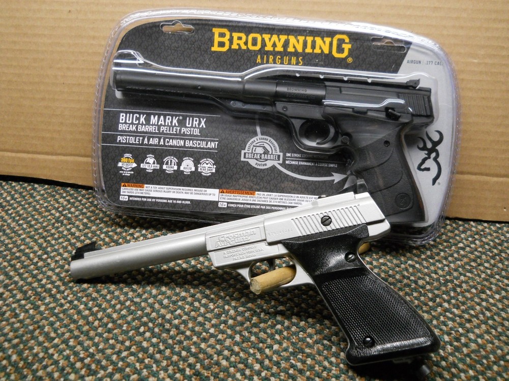 Crosman 1600 Co2 Air Pistol & Browning Buckmark URX Air Pistol