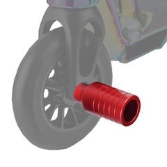 Red Freestyle Kick Scooter Alloy Stunt Pegs (Set of 2)