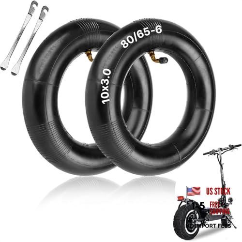 2 Pcs 10x3in Electric Scooter Inner Tube Set – 80/65-6 Inner Tubes for 10×3.0