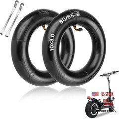 2 Pcs 10x3in Electric Scooter Inner Tube Set – 80/65-6 Inner Tubes for 10×3.0
