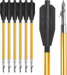 Fishing Bolts with Harpoon Steel Point for 50-130 Pounds Crossbow Fish Hunting