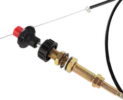 Heavy Duty Throttle Control Cable 10ft Locking Vernier Adjustable PTO Dump