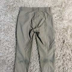Women’s Size 28R Tan Ovation Aqua Knee Patch Horseback Riding Breeches