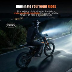 PRO ELECTRIC DIRT BIKE 6000W PEAK 60V/30AH OFF ROAD E MOTORCYCLE 50MPH FOR ADULT