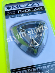 THREE MUZZY 3 Blade CROSSBOW Trocar 100 Grain Archery Hunting Fixed Broadhead