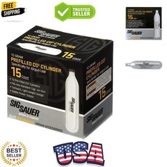 12 Gram Prefilled CO2 Cylinders for Airguns | Compact Lightweight Replacement…