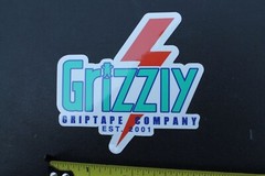 Grizzly Skateboard Grip Tape Gatorade Parody Z65A Vintage Skateboarding STICKER