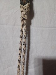 New Hand Made Horse Whip, Handle Made Of Deer. 34″ Long, High Quality Bull Whip.
