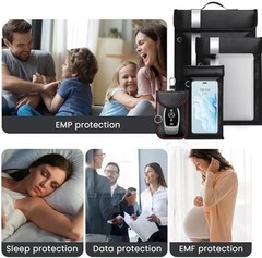 Faraday Bags EMP Proof,Anti-Tracking Faraday Bag For Phones&Laptops & Tablets…