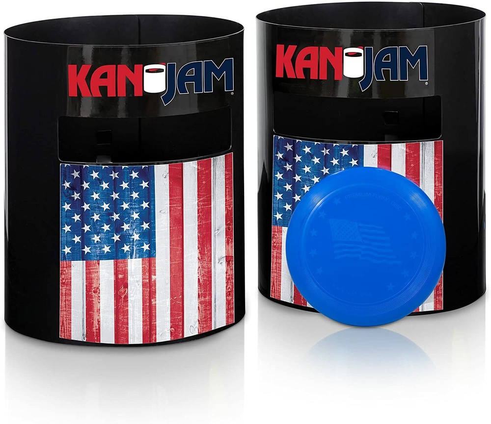 Kan Jam TRADITIONAL FLAG Disc Throwing Outdoors Backyard Game ~ MADE IN THE USA