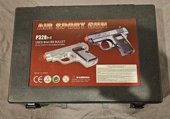 Air Soft Gun P328 1+1 NEW / UNOPENED with 4 Bags Of Ammo