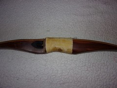 Vintage Custom Made Wood Left Hand Long Bow