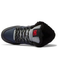 DC Pure High-Top WC Winter Mens Blue Nubuck Skate Inspired Sneakers Shoes 12