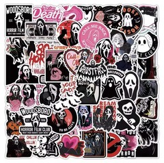 25 Piece Mix Lot 2” Grim Reaper Gothic Skull Stickers Decals, Valentines Mix