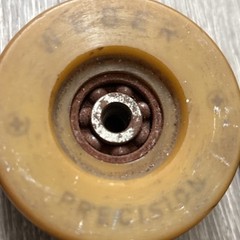 VINTAGE ROLLER SKATE WHEELS WEBER SWISS MADE W/ JAPAN NTN 627Z Set Of 5