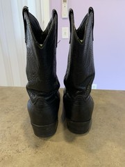 Dan Post Leather Cowboy Boots Men’s Sz 10 EW Black