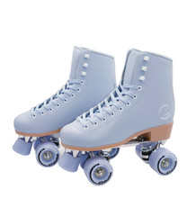 C7skates Premium Bleu Brume Quad Roller Skates for Youth and Adult