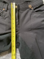 Lauria Garrelli Jump & Dressage Equestrian Riding Pants US 26 Black Full Seat