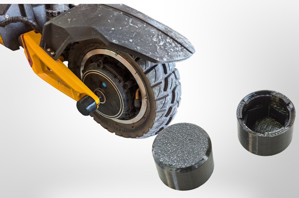 Front/Rear Rubber Wheel Nut Cover for Ausom Gallop Electric Scooter (2-pack)