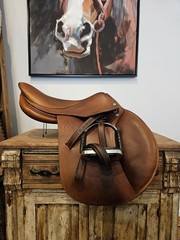 Antarès Jump Saddle – 17” Seat | 2A Flap | P Seat