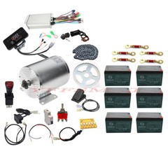 Whole Kit 72V 2500W 3000W Brushless Motor for Go Kart Pocket Bicycle E-bike Quad