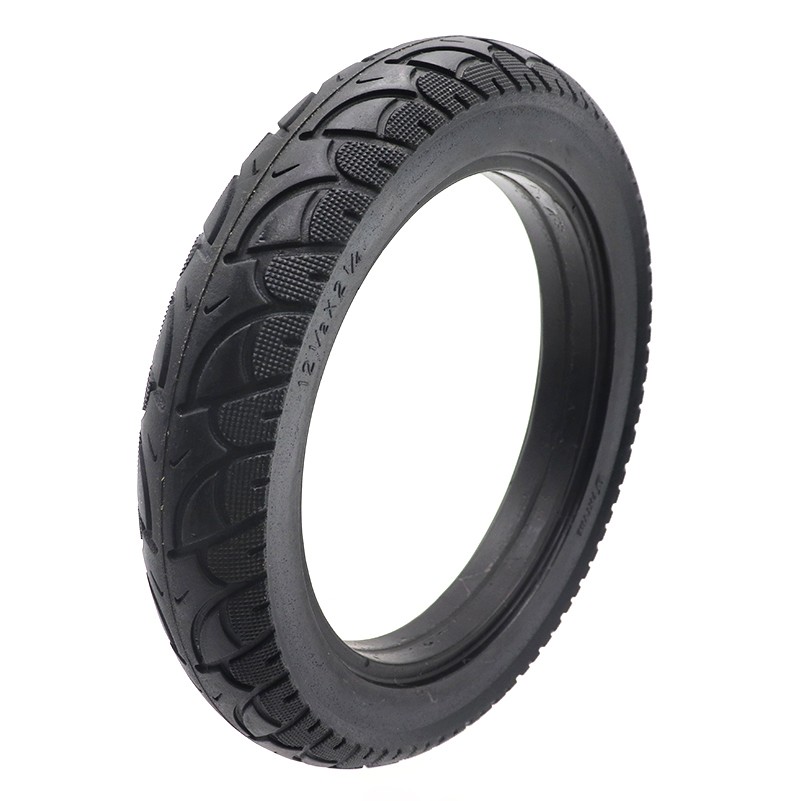 1/2x 12″ 1/2×2 1/4(57-203)/12.5×2.50 Solid Tires Black Electric Scooters E-bike