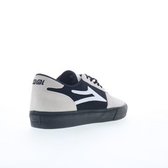 Lakai Manchester Mens White Suede Lace Up Skate Inspired Sneakers Shoes
