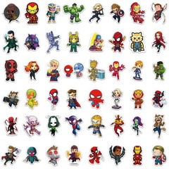 200PCS Cool Character Stickers for Water Bottles Skateboard Luggage Laptop Bu…