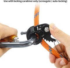 NewDoar – Rope Ascender Lightweight Rope Clamp Riser Adjuster Fits 8-13mm – New!